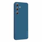 For Samsung Galaxy S25 5G PINWUYO Sense Series Liquid Silicone TPU Phone Case(Blue) - 1