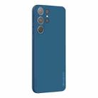 For Samsung Galaxy S25 Ultra 5G PINWUYO Sense Series Liquid Silicone TPU Phone Case(Blue) - 1