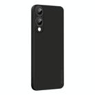 For Samsung Galaxy S25 Edge 5G PINWUYO Sense Series Liquid Silicone TPU Phone Case(Black) - 1
