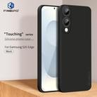 For Samsung Galaxy S25 Edge 5G PINWUYO Sense Series Liquid Silicone TPU Phone Case(Black) - 2