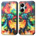 For Redmi 13 4G CaseNeo Colorful Magnetic Leather Phone Case(Colorful Cloud) - 2