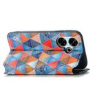 For Redmi 13 4G CaseNeo Colorful Magnetic Leather Phone Case(Rhombus Mandala) - 3