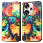 For Redmi Turbo 3 5G CaseNeo Colorful Magnetic Leather Phone Case(Colorful Cloud) - 2