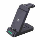 B20 18W 3 in 1 Wireless Charger Stand Charger Dock for iPhone Apple Watch Series(Black) - 1