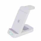 B20A 15W Qi Wireless Charger Charging Stand Compatible for iPhone iWatch Airpods(White) - 1