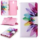 Colored Drawing Pattern Horizontal Flip Leather Case for Nokia 3.1,with Holder & Card Slots & Wallet(Sunflower) - 1