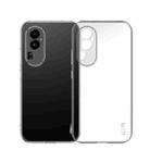 For?OPPO Reno10 Pro China MOFI Ming Series Transparent Ultra-thin TPU Phone Case(Transparent) - 1