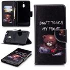 Colored Drawing Pattern Horizontal Flip Leather Case for Nokia2.1,with Holder & Card Slots & Wallet(Bear) - 1