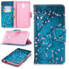 Colored Drawing Pattern Horizontal Flip Leather Case for Nokia2.1,with Holder & Card Slots & Wallet(Plum Blossom) - 1