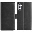 For Samsung Galaxy A54 5G  Dual-side Magnetic Buckle Leather Phone Case(Black) - 1