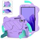 For Sumsung Galaxy Tab A7 10.4 2020 Ice Baby EVA Shockproof Hard PC Tablet Case(Light Purple+Mint Green) - 1