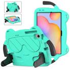 For Samsung Galaxy Tab S6 Lite 10.4 Ice Baby EVA Shockproof Hard PC Tablet Case(Mint Green+Black) - 1