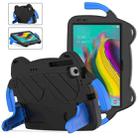 For Samsung Galaxy S5e 10.5 2019 Ice Baby EVA Shockproof Hard PC Tablet Case(Black+Blue) - 1