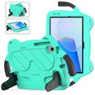 For Huawei Matepad SE 10.4 2023 Ice Baby EVA Shockproof Hard PC Tablet Case(Mint Green+Black) - 1