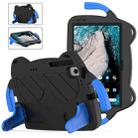 For Nokia T20 10.36 2021 Ice Baby EVA Shockproof Hard PC Tablet Case(Black+Blue) - 1