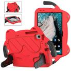 For Nokia T20 10.36 2021 Ice Baby EVA Shockproof Hard PC Tablet Case(Red+Black) - 1