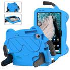 For Nokia T20 10.36 2021 Ice Baby EVA Shockproof Hard PC Tablet Case(Sky Blue+Black) - 1