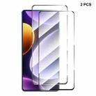 2pcs For Xiaomi Poco F5 / Redmi Note 12 Turbo ENKAY Full Glue High Aluminum-silicon Tempered Glass Film - 1