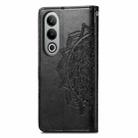 For  OnePlus Nord CE4 Mandala Flower Embossed Leather Phone Case(Black) - 3