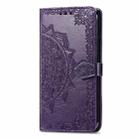 For  OnePlus Nord CE4 Mandala Flower Embossed Leather Phone Case(Purple) - 2