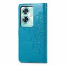 For OnePlus Nord N30 SE Mandala Flower Embossed Leather Phone Case(Blue) - 3