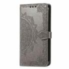 For OnePlus Nord N30 SE Mandala Flower Embossed Leather Phone Case(Gray) - 2