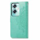 For OnePlus Nord N30 SE Mandala Flower Embossed Leather Phone Case(Green) - 3