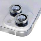 For iPhone 13 / 13 mini NORTHJO Camera Lens Tempered Glass CD Vein Metal Ring Film(Silver) - 3