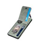 For Honor 80 Pro Carbon Fiber Vertical Flip Zipper Phone Case(Green) - 3