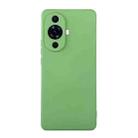 For Huawei Nova 11 Pro ENKAY Hat-Prince Liquid Silicone Shockproof Soft Phone Case(Light Green) - 1