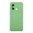 For Xiaomi Poco C55 / Redmi 12C ENKAY Hat-Prince Liquid Silicone Shockproof Soft Phone Case(Light Green) - 1