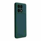 For Xiaomi Poco F6 Pro / Redmi K70 ENKAY Hat-Prince Liquid Silicone Shockproof Soft Phone Case(Dark Green) - 1