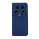 For Xiaomi 14 Ultra ENKAY Hat-Prince Liquid Silicone Shockproof Soft Phone Case(Dark Blue) - 1