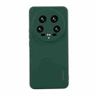 For Xiaomi 14 Ultra ENKAY Hat-Prince Liquid Silicone Shockproof Soft Phone Case(Dark Green) - 1