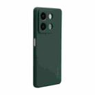 For Redmi Note 13 5G ENKAY Hat-Prince Liquid Silicone Shockproof Soft Phone Case(Dark Green) - 1