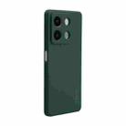 For Redmi Note 13R Pro ENKAY Hat-Prince Liquid Silicone Shockproof Soft Phone Case(Dark Green) - 1