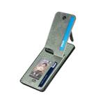 For Xiaomi 13 Pro Carbon Fiber Vertical Flip Zipper Phone Case(Green) - 3