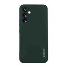 For Samsung Galaxy A56 5G ENKAY Hat-Prince Liquid Silicone Shockproof Soft Phone Case(Dark Green) - 1