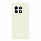 For OnePlus 11 ENKAY Liquid Silicone Soft Shockproof Phone Case(Beige) - 1