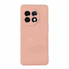 For OnePlus 11 ENKAY Liquid Silicone Soft Shockproof Phone Case(Pink) - 1