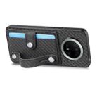 For Huawei Mate 70 Wristband Kickstand Card Wallet Back Cover Phone Case with Tool Knife(Black) - 3