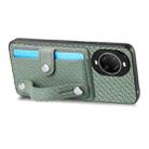 For Huawei nova 14 Ultra Wristband Kickstand Card Wallet Back Cover Phone Case with Tool Knife(Green) - 3