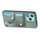 For Honor 400 Lite Global Wristband Kickstand Card Wallet Back Cover Phone Case with Tool Knife(Green) - 3
