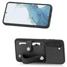 For Samsung Galaxy S23+ 5G Wristband Kickstand Wallet Back Phone Case with Tool Knife(Black) - 2