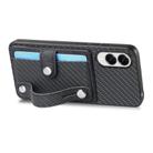 For Samsung Galaxy S25 Edge 5G Wristband Kickstand Wallet Back Phone Case with Tool Knife(Black) - 3