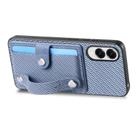 For Samsung Galaxy S25 Edge 5G Wristband Kickstand Wallet Back Phone Case with Tool Knife(Blue) - 3