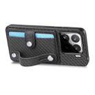 For Xiaomi 15 Wristband Kickstand Card Wallet Back Phone Case with Tool Knife(Black) - 3