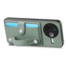For Redmi K80 / Poco F7 Pro Wristband Kickstand Card Wallet Back Phone Case with Tool Knife(Green) - 3