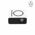 YT300 Home Multimedia Mini Remote Projector Support Mobile Phone(UK Plug White) - 1