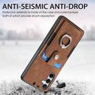 For Sumsung Galaxy A55 5G Retro Skin-feel Ring Card Wallet Phone Case(Brown) - 3